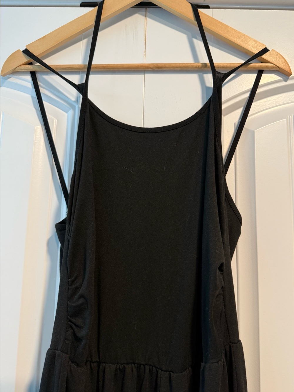 Black Women's Jumpsuit - Classic Sleeveless Design